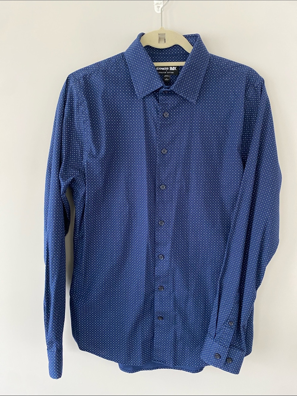 Express Size Medium Extra Smil 1MX Stretch Cotton Medium 15-15 1/2